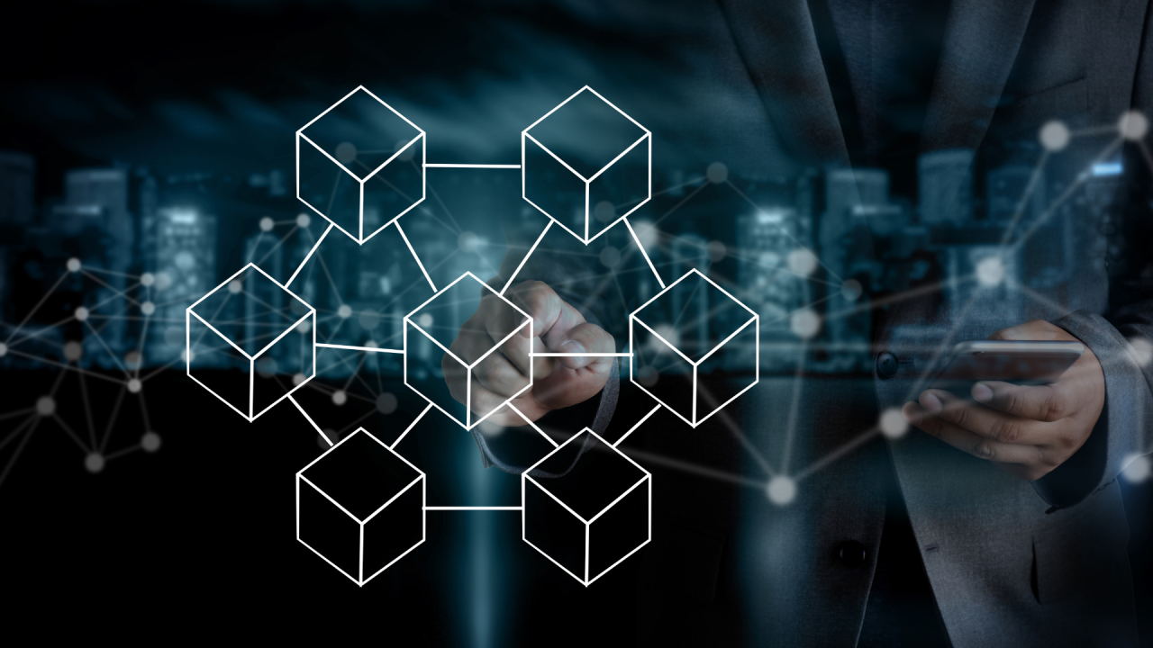 Blockchain network visualization