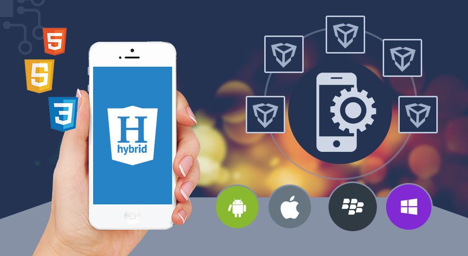 Hybrid app development on multiple platforms
