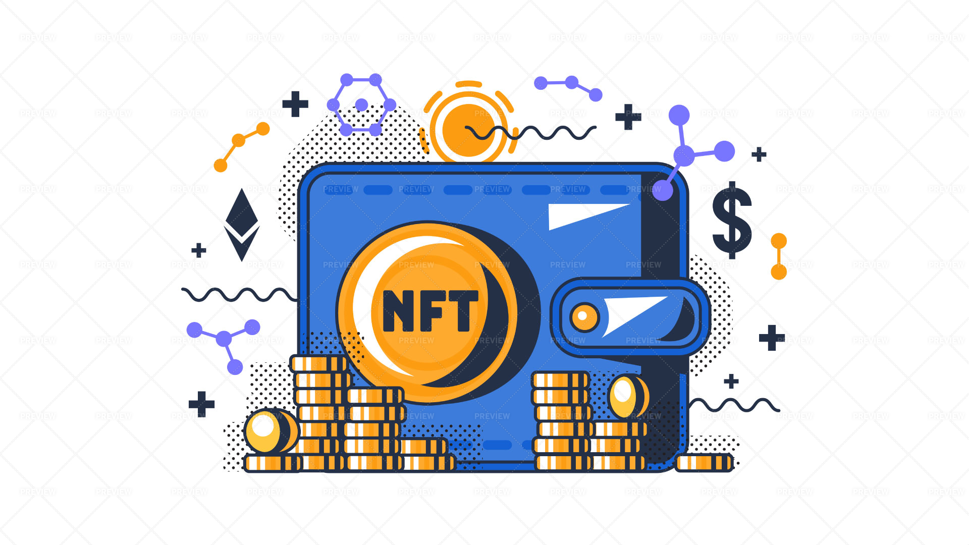 Mobile crypto wallet interface