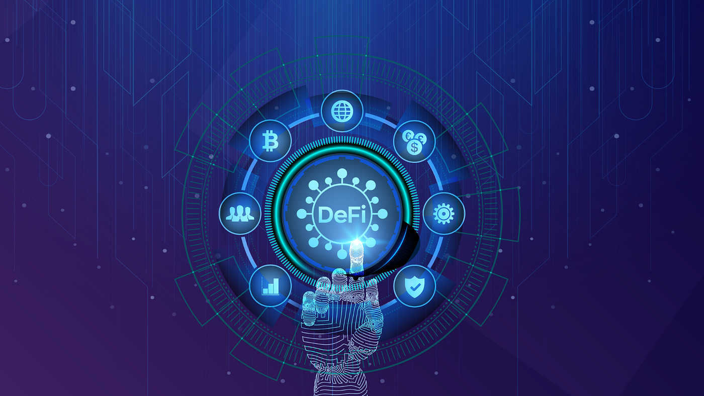 DeFi token development visualization