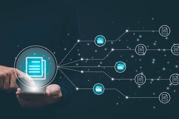 Blockchain technology visualization