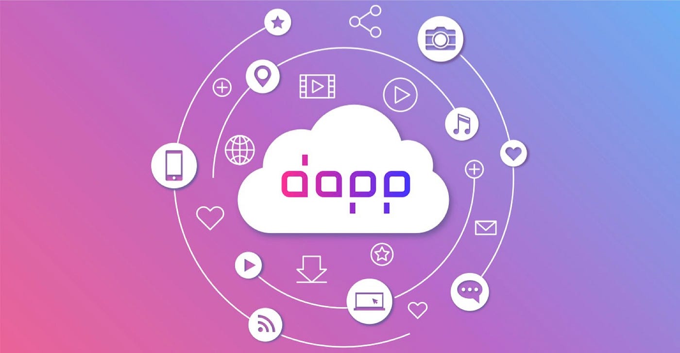 Social dApp interface on multiple devices